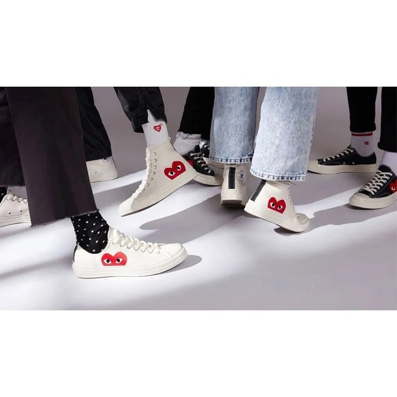Converse Comme de Garcons Brand New in Box, Ultimate Style Paris fashion Must! - Picture 11 of 11